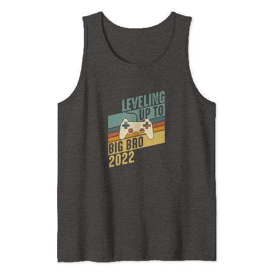 Level up Big Brother 2022 Baby Gamer Boy Baby Tank Tops