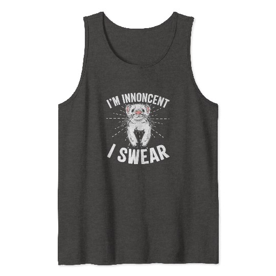 Ferret Keeper Animal Rights Pet Lovers Lifestyle Tank Tops