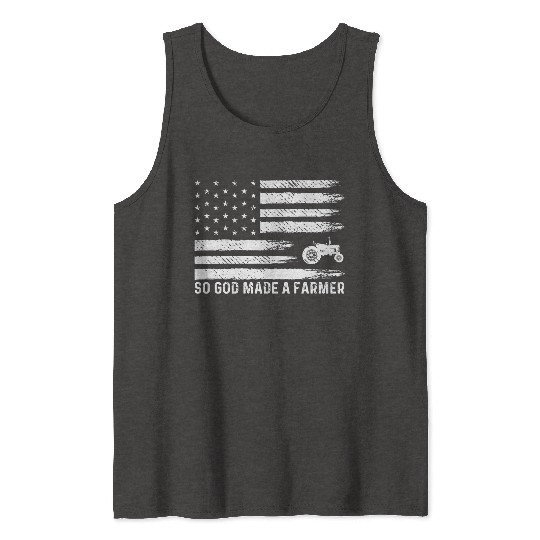 Made a Farmer Vegetable Seller Gift Tank Tops