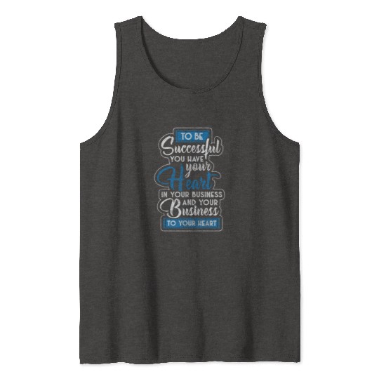 Entrepreneur Work Money Startup Tank Tops