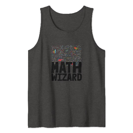Math Wizard Tank Tops