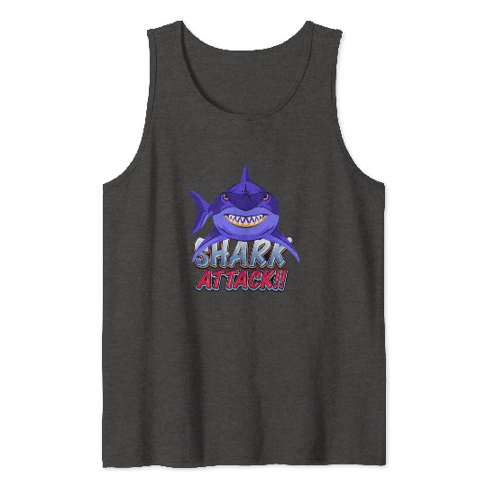 Shark Attack Tank Tops