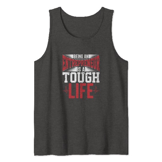 Business Mindset Lifestyle Entrepreneur Gifts Idea Tank Tops