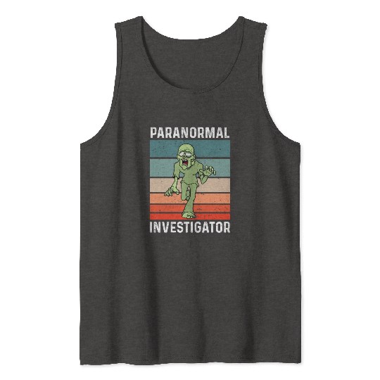 Ghost Hunting Paranormal Investigator Tank Tops