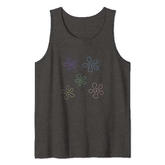 sponge bob flower pack Tank Tops