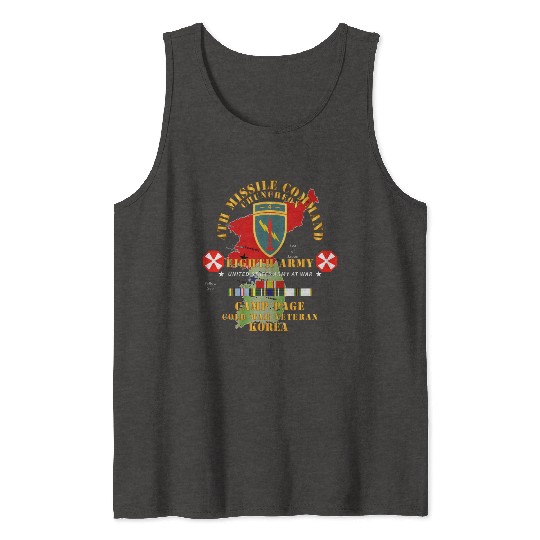 Army 4th Eighth Army Camp Page Chuncheon Korea Co Tank Tops
