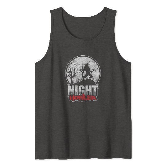 Werewolf Wolves Horror Tank Tops