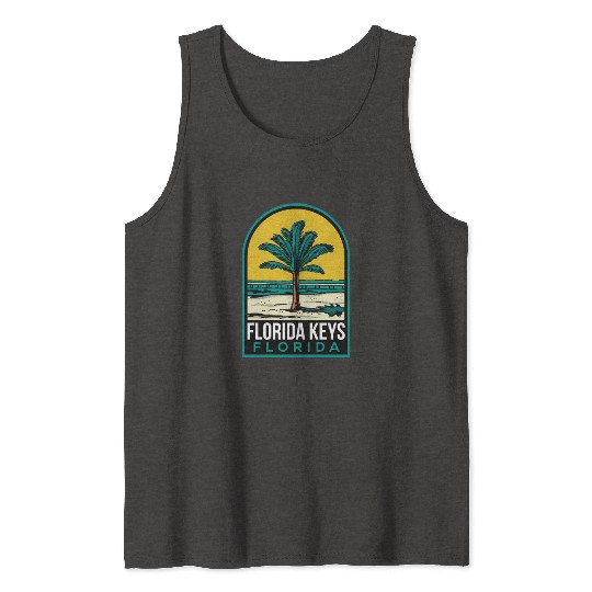 Florida Keys Vintage Beach Tank Tops