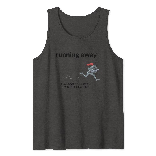 running away - LARP funny Tank Tops