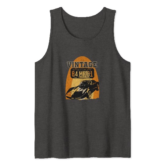 Vintage car Tank Tops