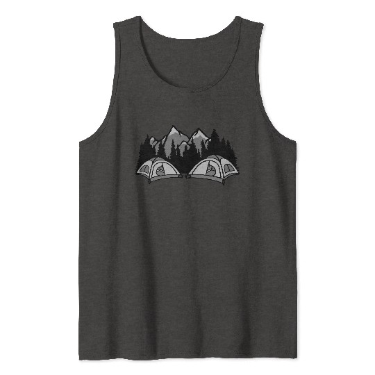 forest camper outdoor live Tank Tops