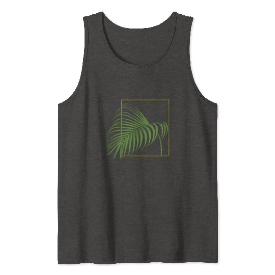 Tropical Leaves Tank Tops