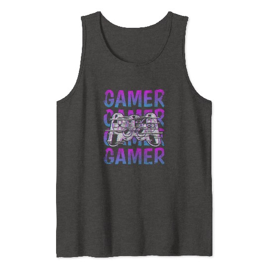 Gaming Nerd Computer Tank Tops