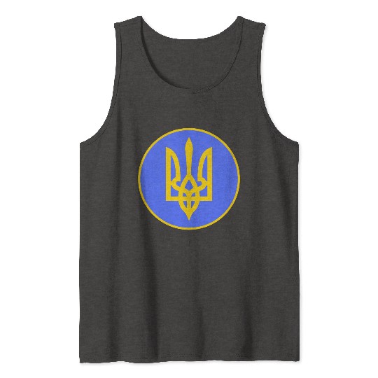 Ukraine trident Tank Tops