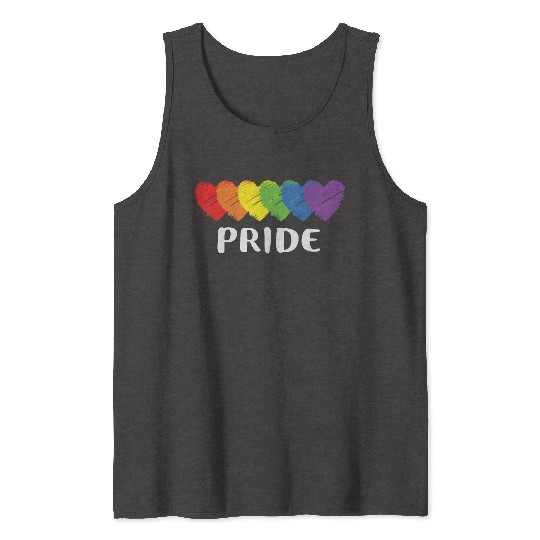 LBGT Flag Gay Pride Human Tank Tops