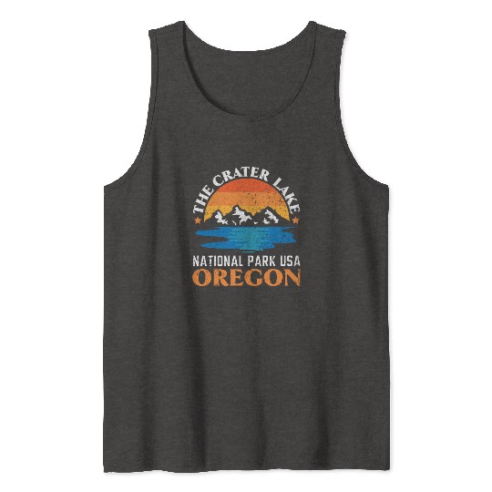 The Crater Lake National Park USA Oregon America Tank Tops