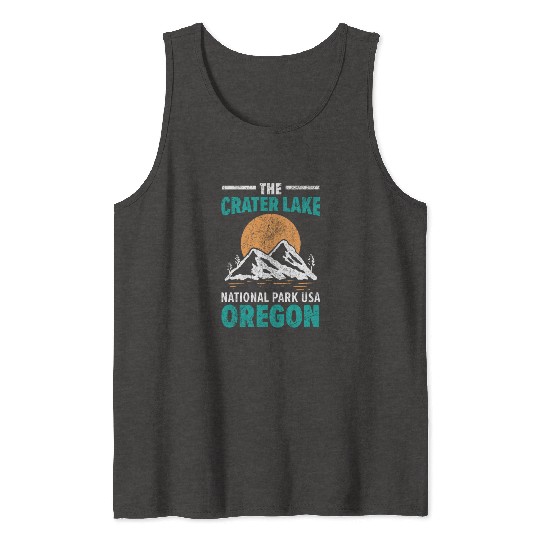 The Crater Lake National Park USA Oregon America Tank Tops
