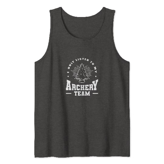 Archery Archer Bowman Tank Tops