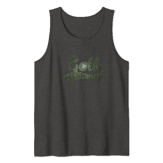 GOLF IS LIFE Distressed Look Tank Tops