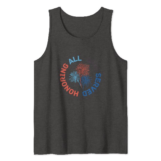 Thank You Veterans l Veterans Day Gift Idea Tank Tops