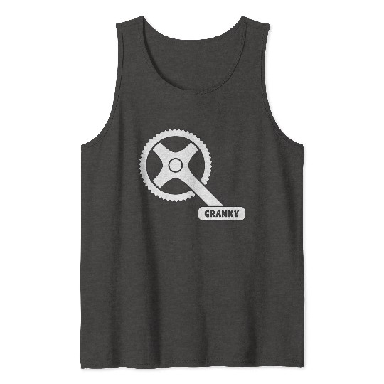 Cranky - Funny Cyclist Gift Tank Tops