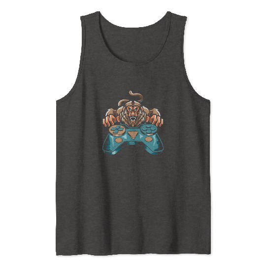 Gamer Proboscis Monkey Ape Wildlife Zookeeper Tank Tops