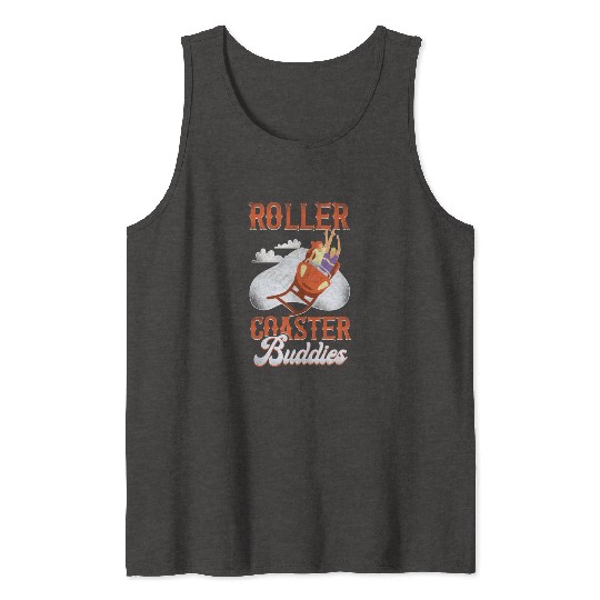 Roller Coaster Friends Besties Tank Tops