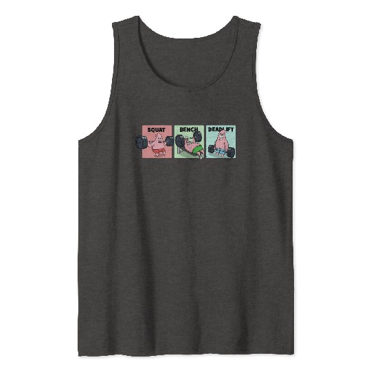 Majin Buu vs Patrick - Funny Anime Gym Tank Tops