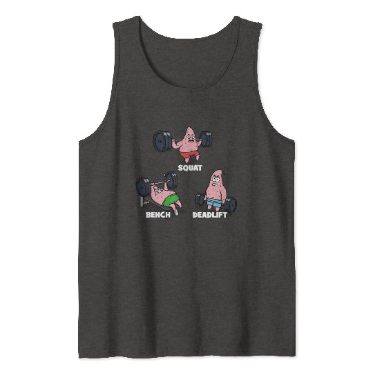 Majin Buu vs Patrick - Funny Anime Gym Tank Tops