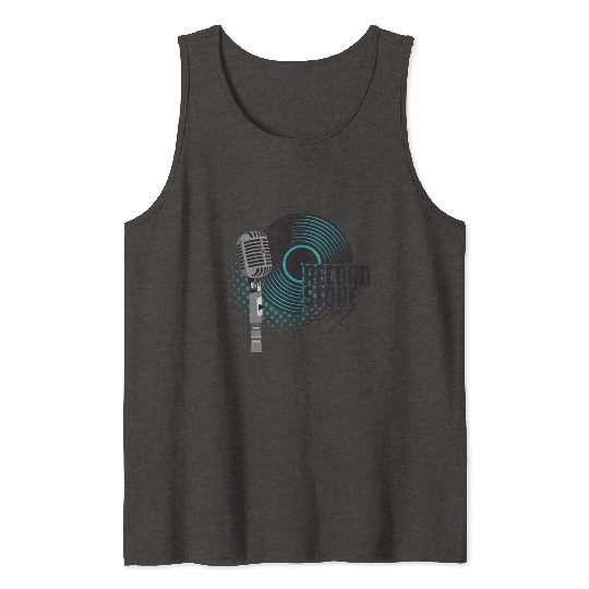 guitar and a microphone for the concert Tank Tops