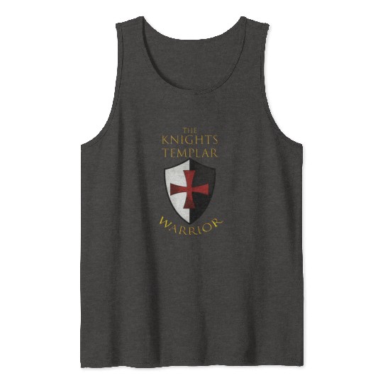 Knights Templar Christian Religious Warrior Oath Tank Tops