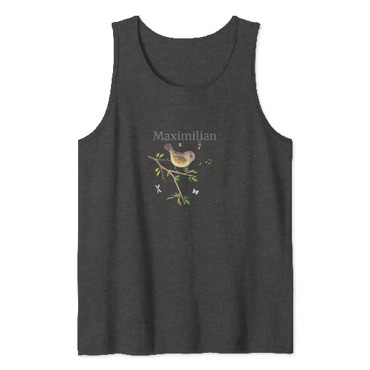 Waldier Vogel Name Maximilian Tank Tops