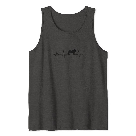 lion heartbeat Tank Tops