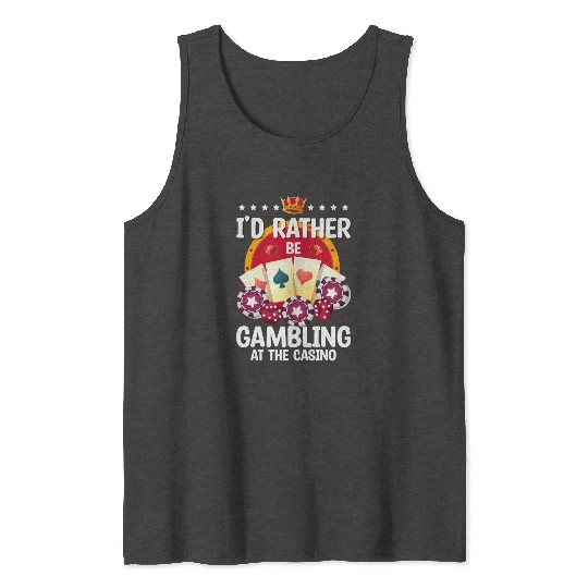 Poker Blackjack Win All In Tank Tops