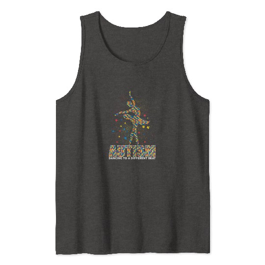 Autism Ballet Dancing To A Different Beat Women Tank Tops