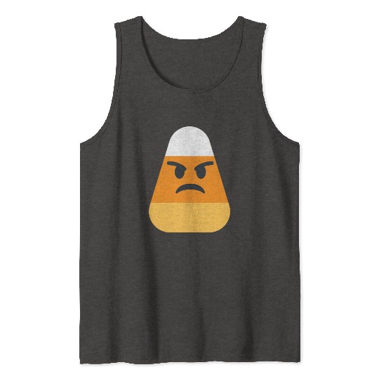 Angry Candy Corn Halloween Costume Tank Tops