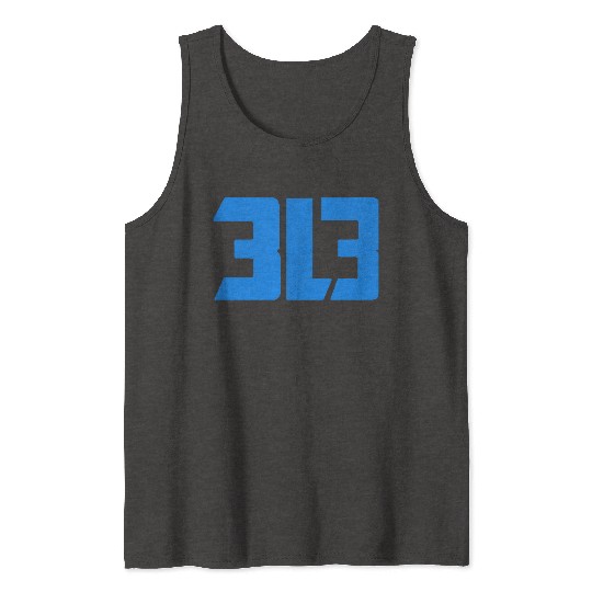 detroit lions 313 Tank Tops