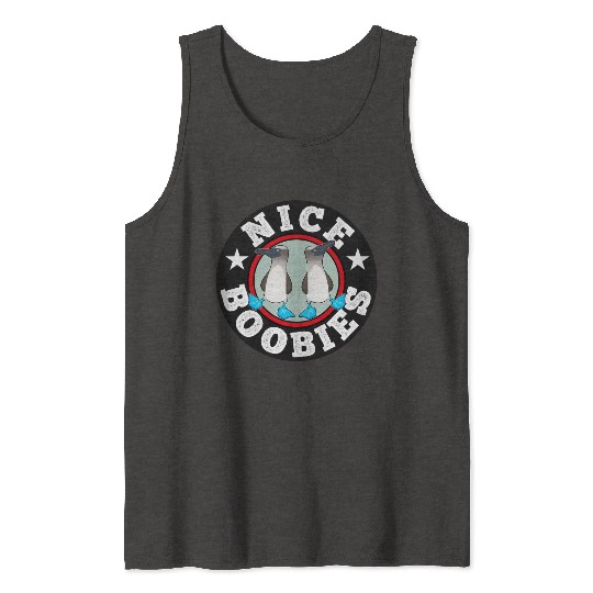 Blue Footed Booby Bird Funny Gift Tank Tops