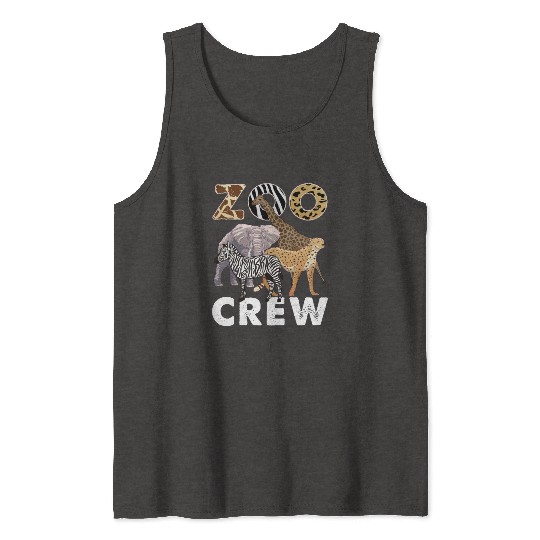 Zookeeper Wild Animals Tank Tops