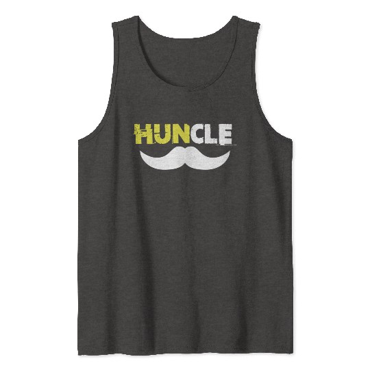 Huncle Eroded Yellow Tank Tops