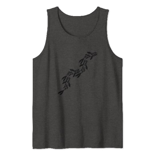 row koi fish nishikigoi Tank Tops