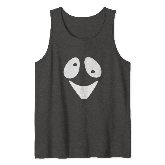 Halloween Scary Ghost Face Costume Tank Tops