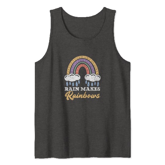 Rain Makes Rainbows Rainbow Whisperer Tank Tops