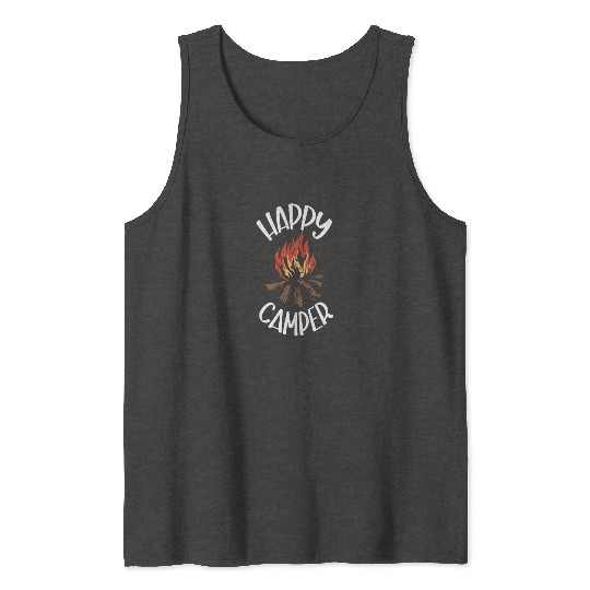 Camping Camper Present Nature Lover Van Tank Tops