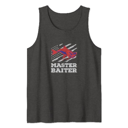 Master Baiter - Wels Catfish Hunter Tank Tops