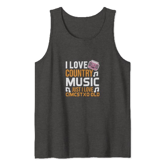 I love Country Music Tank Tops