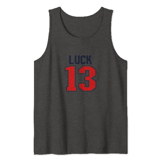 Luck 13 Jersey 13 My Lucky Number Lucky Thirteen Tank Tops