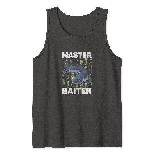 Master Baiter - Wels Catfish Hunter Tank Tops