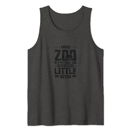 Zookeeper Petting Wildlife Zookeeping Nature Tank Tops