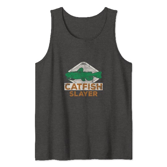 Catfish Slayer - Wels Catfish Hunter Tank Tops